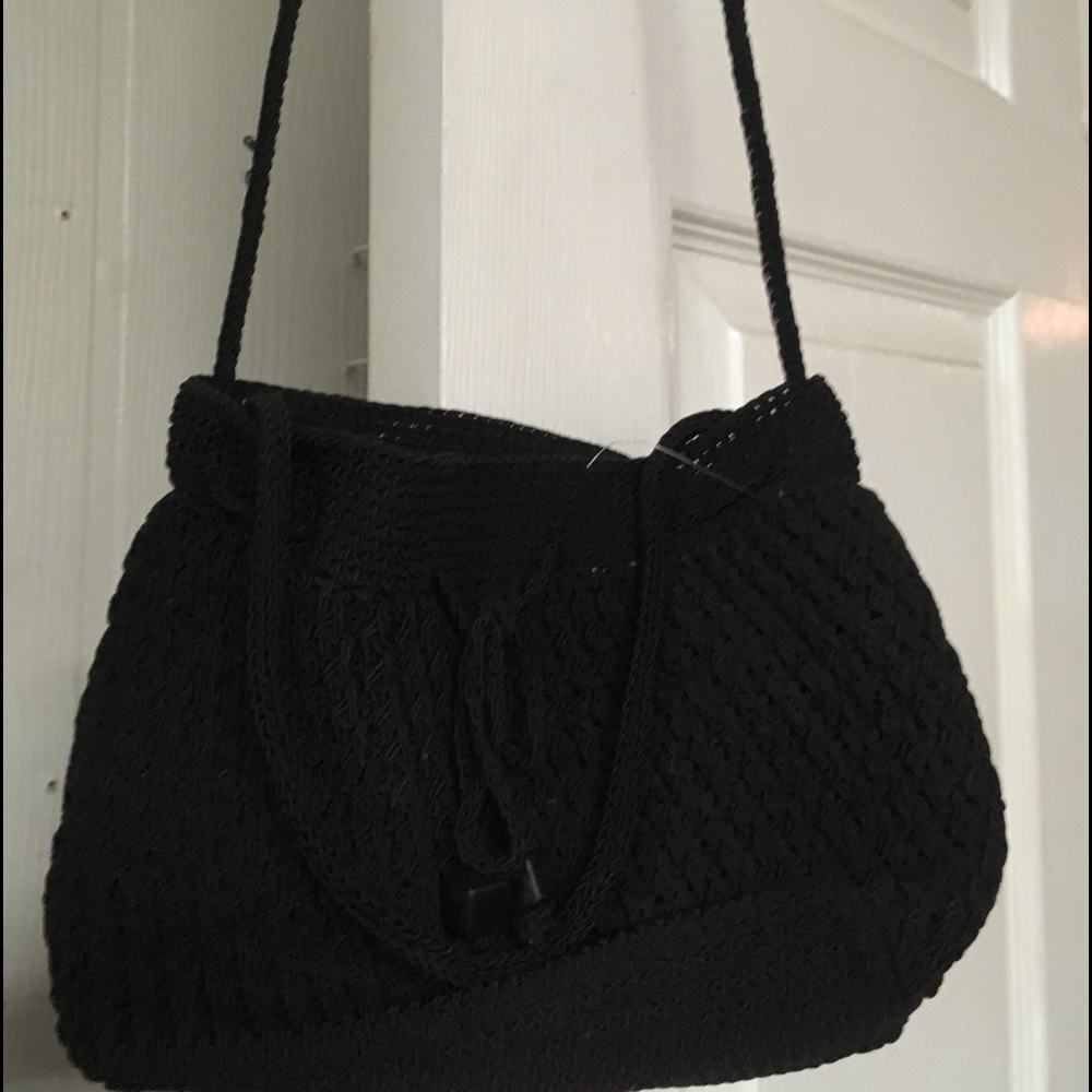 NWOT Liz Claiborne knit purse black